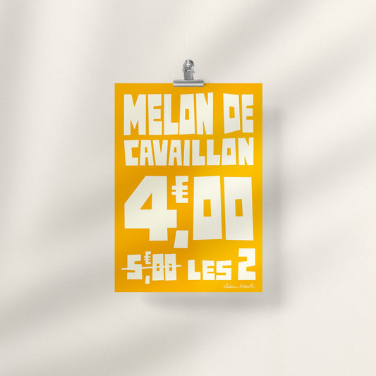 08. Affiche・Melon (A3)