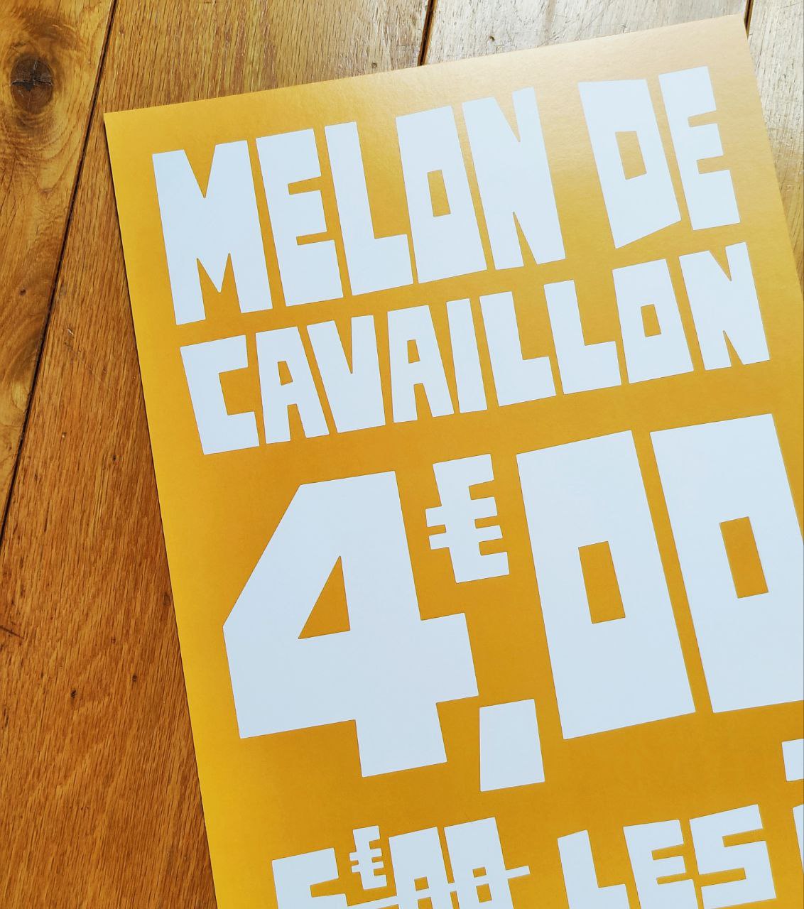 08. Affiche・Melon (A3)